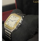Cartier Tank Anglaise Large Steel Rose Gold Men Watch